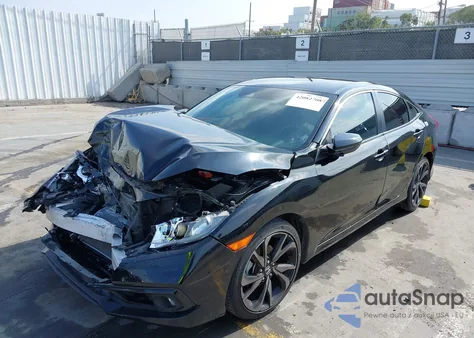 2021 Honda Civic Sport из США, поврежденный, VIN 2HGFC2F82MH534808